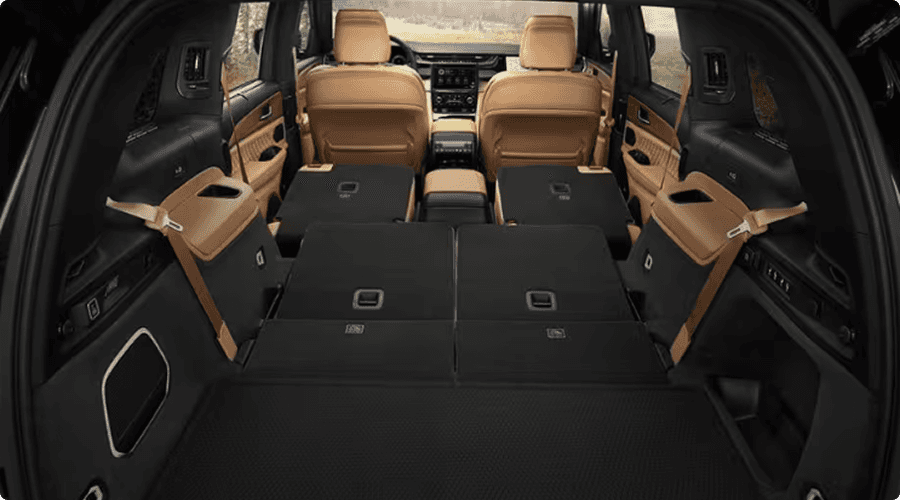 SECOND- AND THIRD-ROW SEATS FOLDED