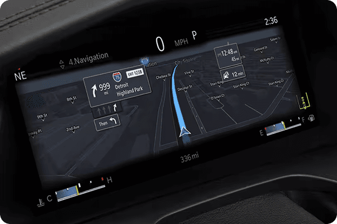 10.25-inch Digital Cluster Display