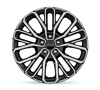 21-Inch Machined Gray wheel