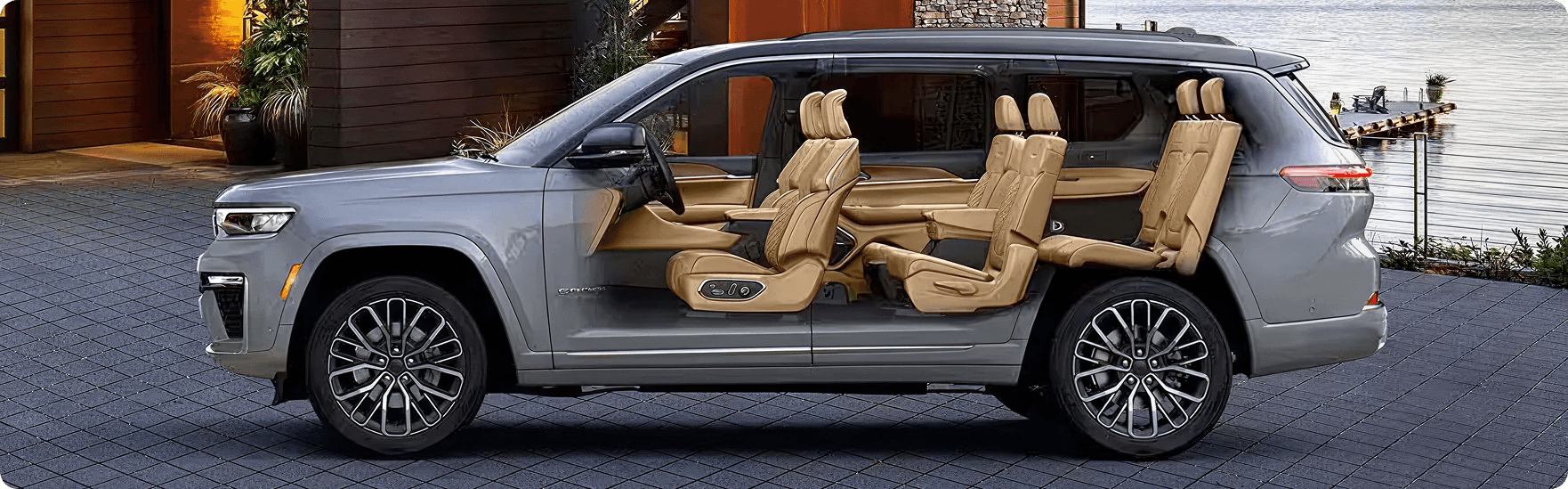 3-Row Grand Cherokee L interior