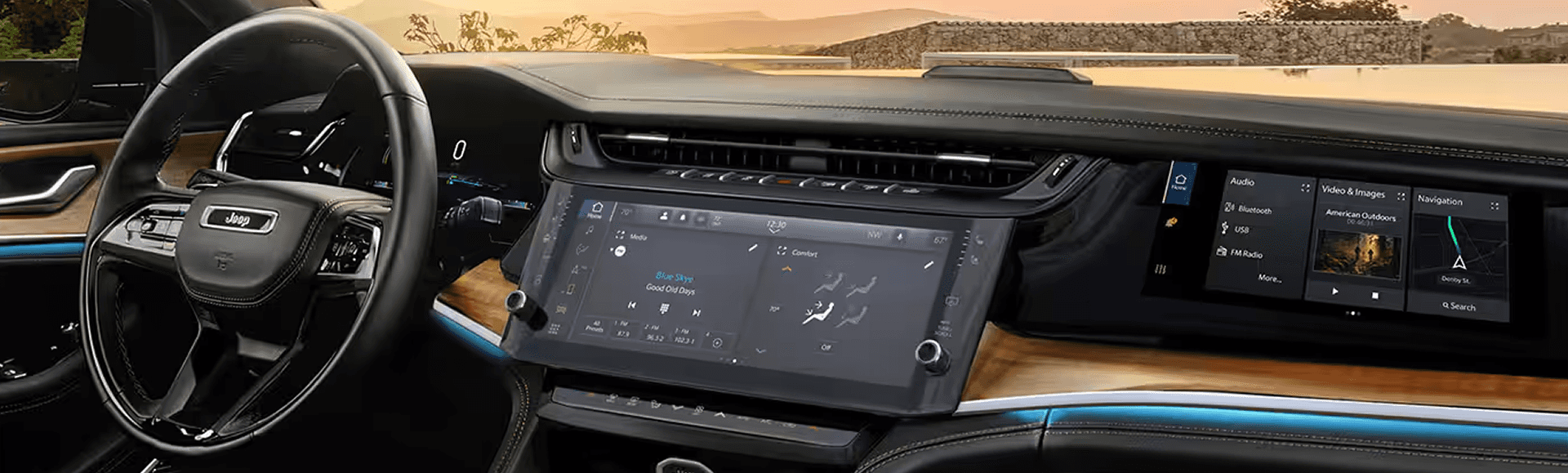 Grand Cherokee interior dashboard