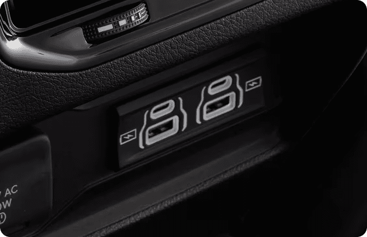 USB ports