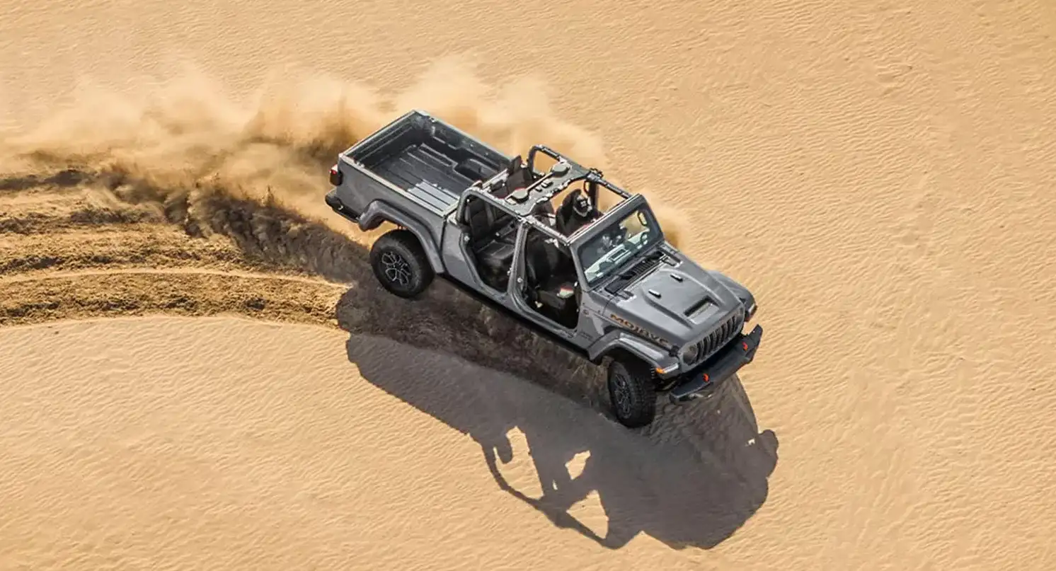 2026 Jeep Gladiator in the sands