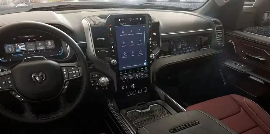 14.5-inch Uconnect touchscreen in the 2027 Ram 1500