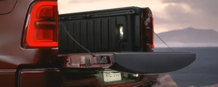 Power tailgate lowering on the 2027 Ram 1500