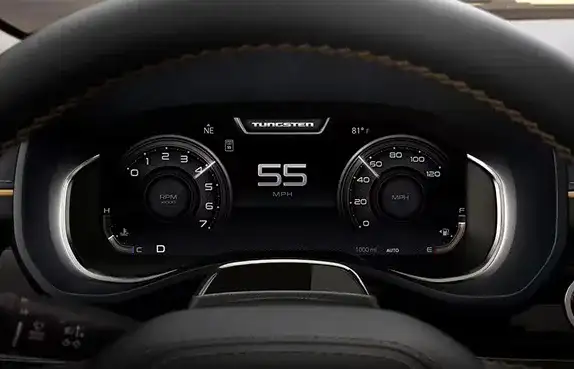 Digital instrument cluster of the 2027 Ram 1500