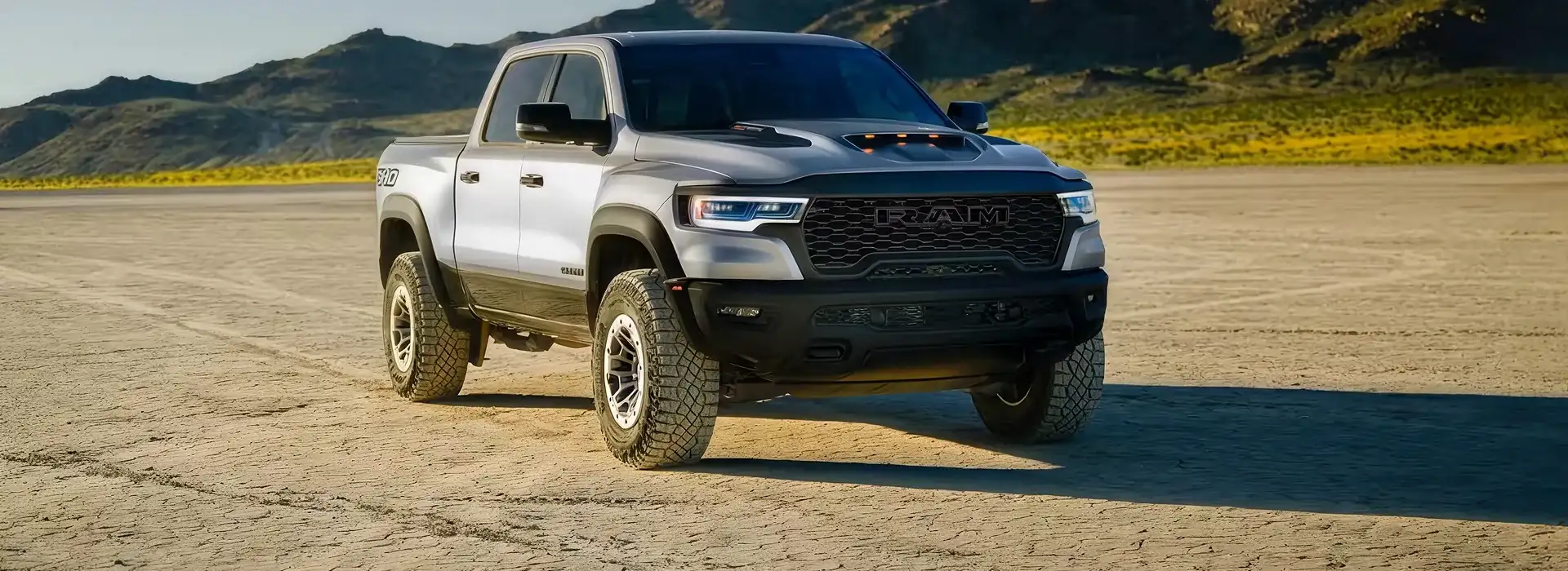 2027 Ram 1500 parked on desert flats near Los Angeles, CA