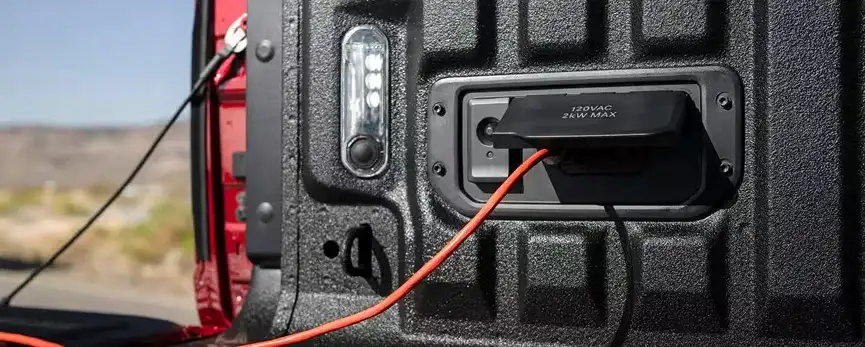 120-volt power outlets in the bed of the 2027 Ram 1500