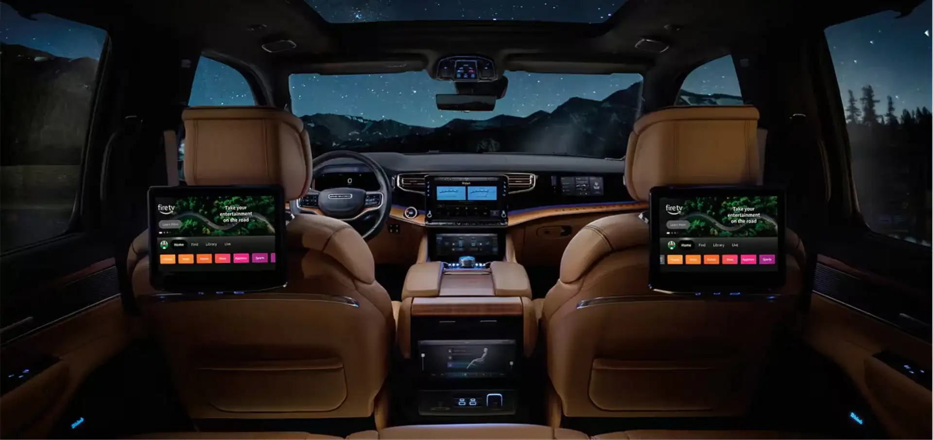 Luxurious interior features of the 2027 Jeep Grand Wagoneer