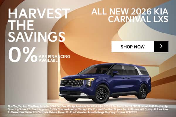 All New 2026 Kia Carnival LXS