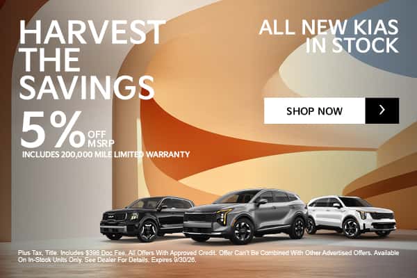All New Kias In Stock