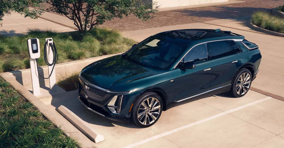 2026 Cadillac LYRIQ exterior in green