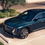 2026 Cadillac LYRIQ parked at a charging station