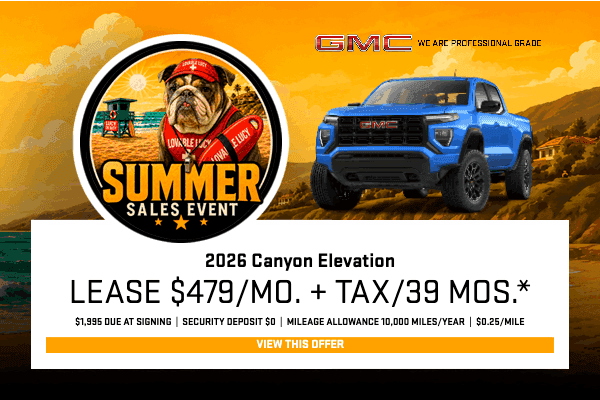 2026 GMC Canyon Elevation Lease Special | Magic GMC Valencia