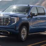 2025 GMC Sierra 1500 Elevation Driving down a highway road