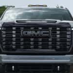 GMC Sierra 2500 HD grill up close