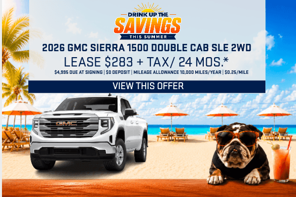 2026 GMC Sierra 1500 SLE 2WD Lease Special | Valencia CA GMC Dealer