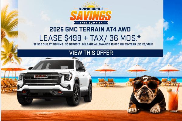 2026 GMC Terrain AT4 Lease Offer | Valencia and Santa Clarita GMC Dealer