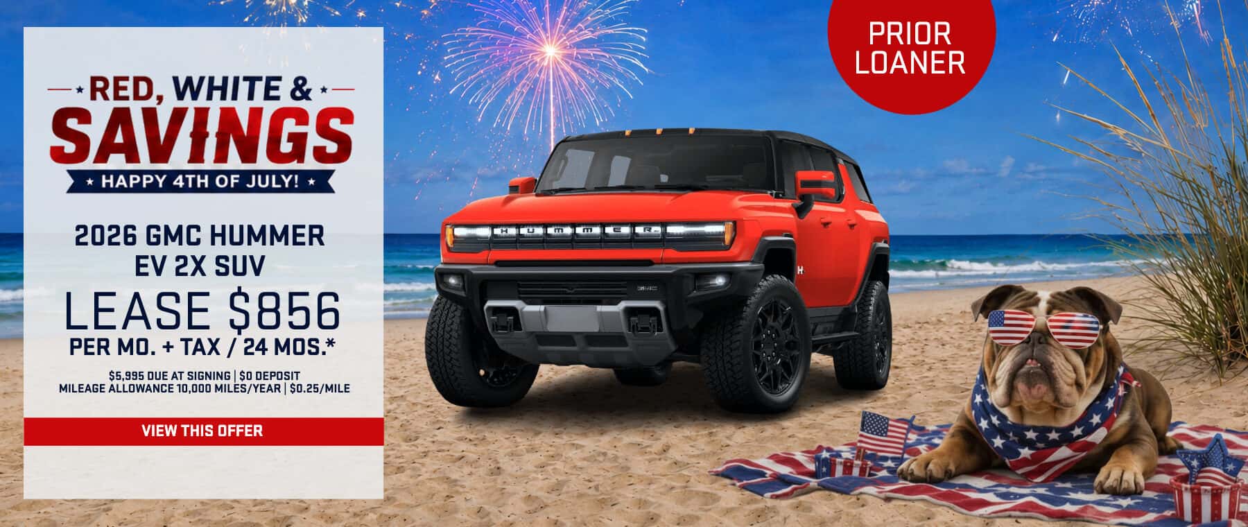 2026 GMC Hummer EV 2X SUV lease deal at Magic GMC Valencia