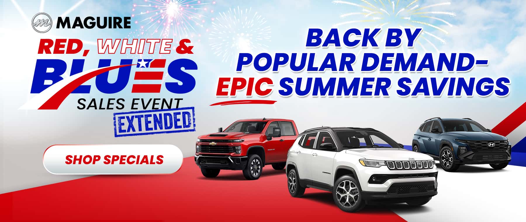 Red, White, & Blues Sales Event Has Been Extended