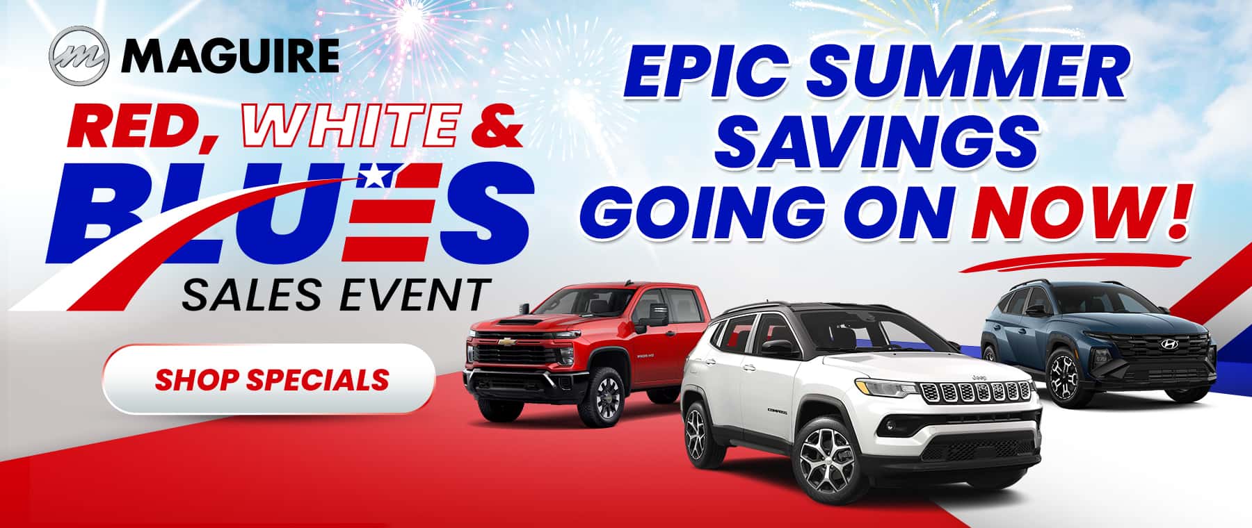 Red, White, & Blues Sales Event Going On Now