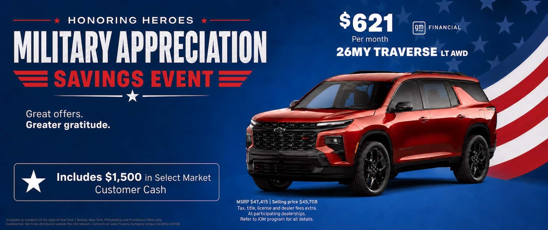 military appreciation savings event