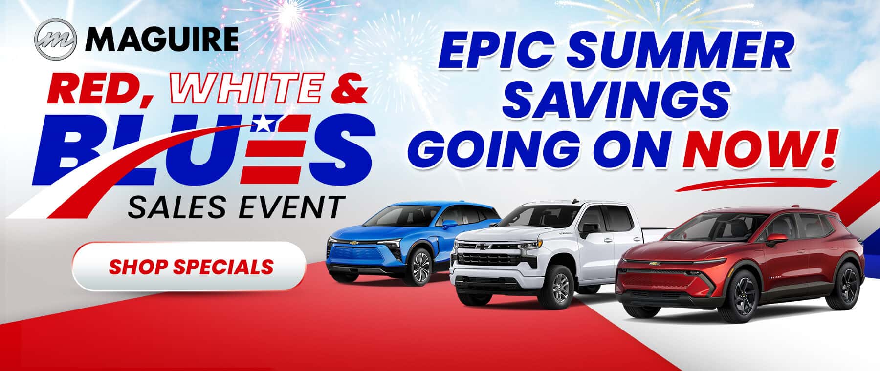 Red, White, & Blues Sales Event Going On Now
