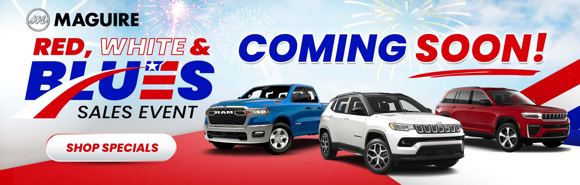 Red, White, & Blues Sales Event Coming Soon