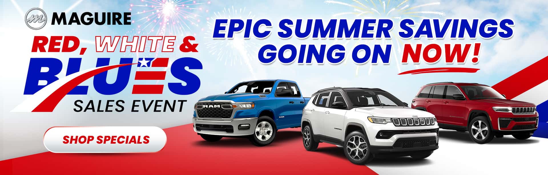 Red, White, & Blues Sales Event Going On Now