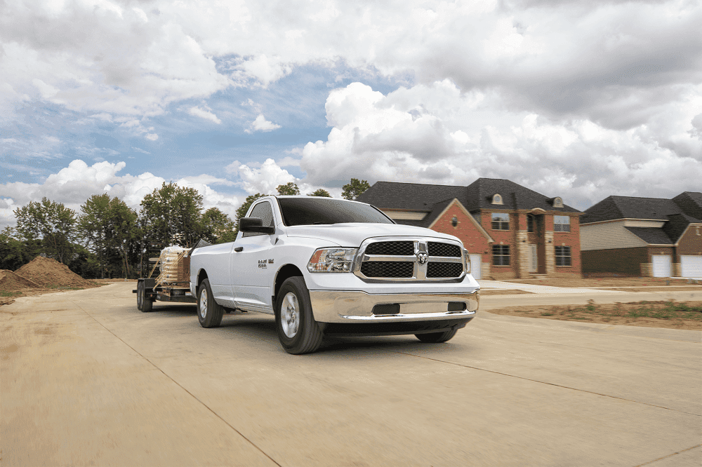 Ram 1500 parked near Seneca Lake