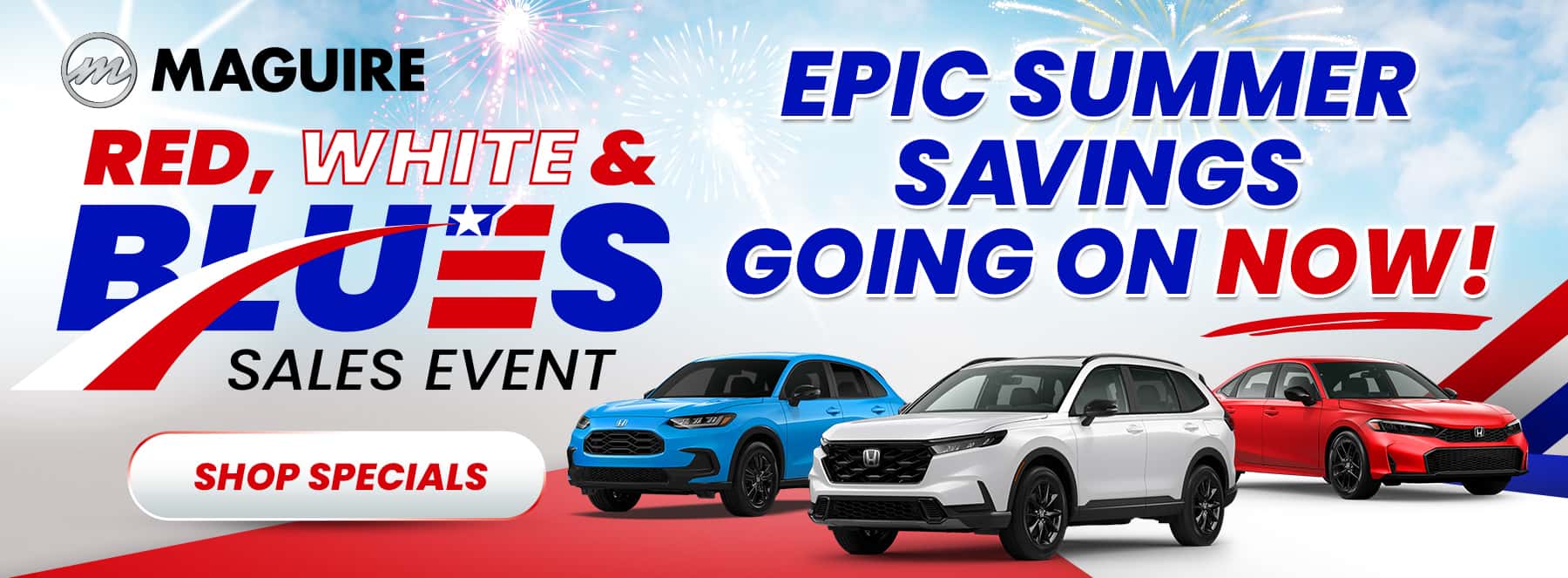 Red, White, & Blues Sales Event Going On Now