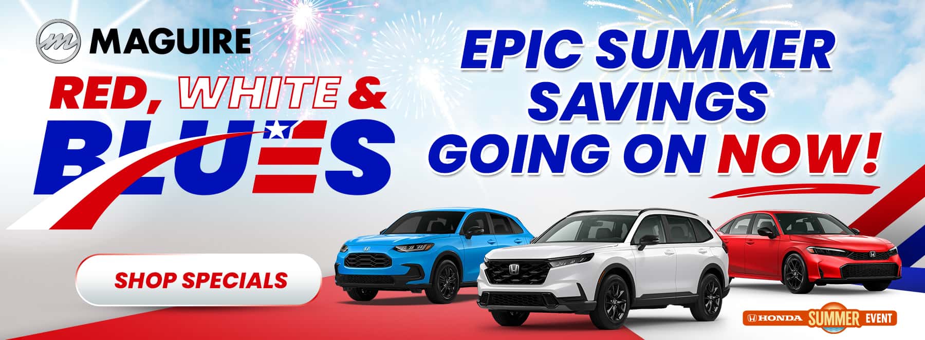 Red, White, & Blues Sales Event Going On Now