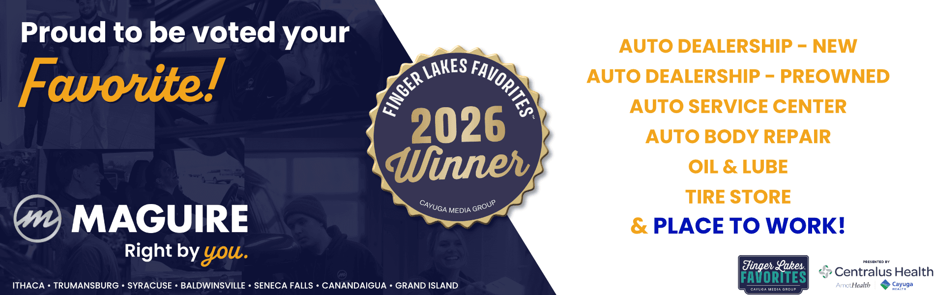 Finger Lakes Favorites Winner