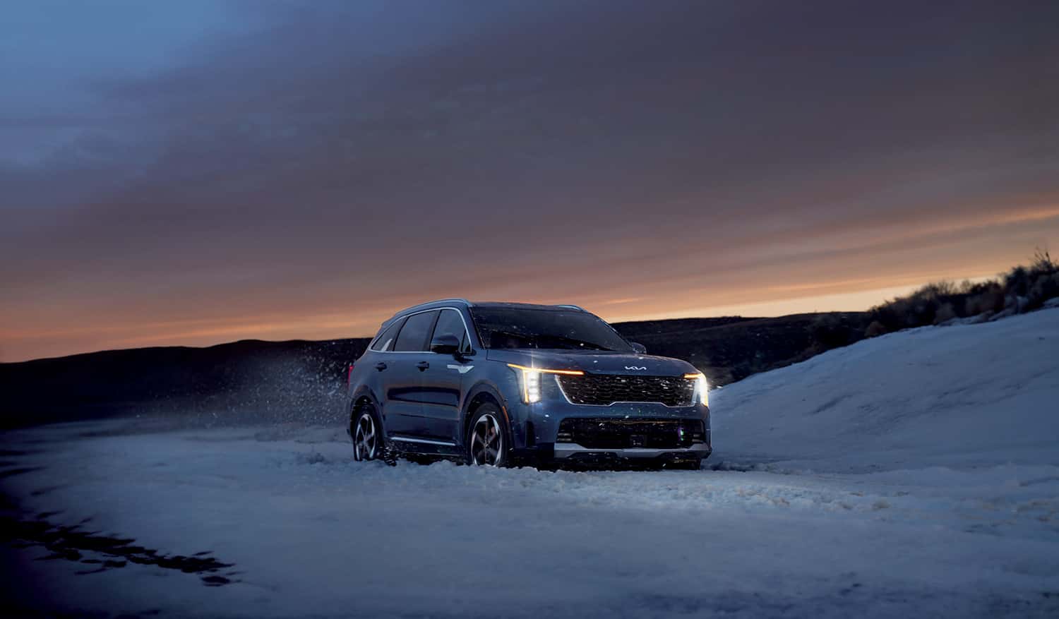 Kia Sorento interior with touchscreen display