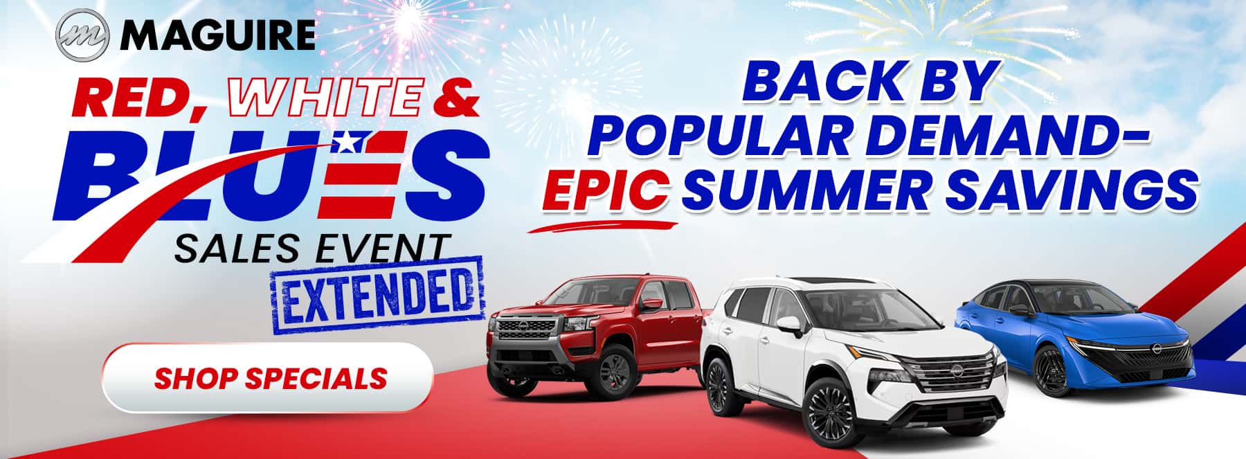 Red, White, & Blues Sales Event Has Been Extended