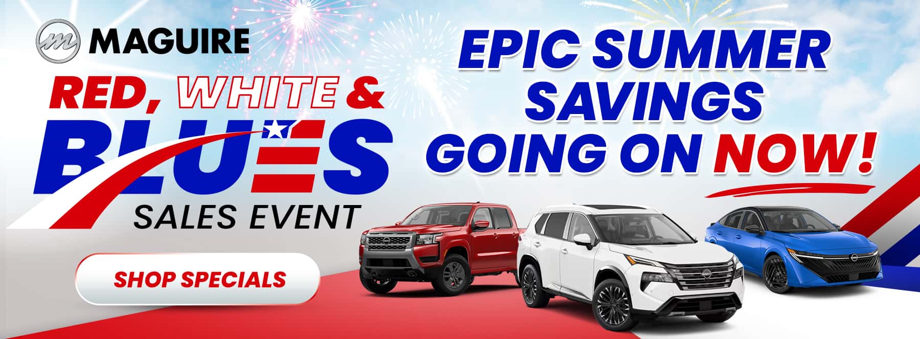 Red, White, & Blues Sales Event Going On Now