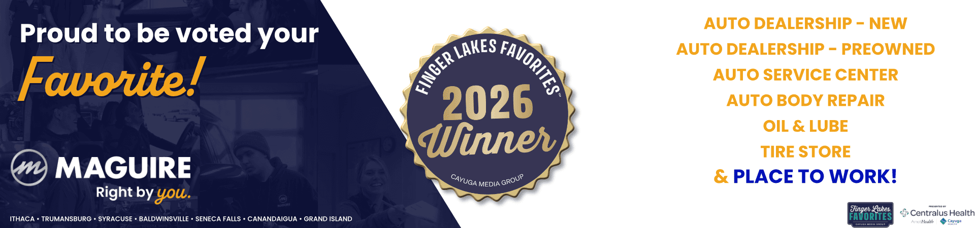 Finger Lakes Favorites Winner