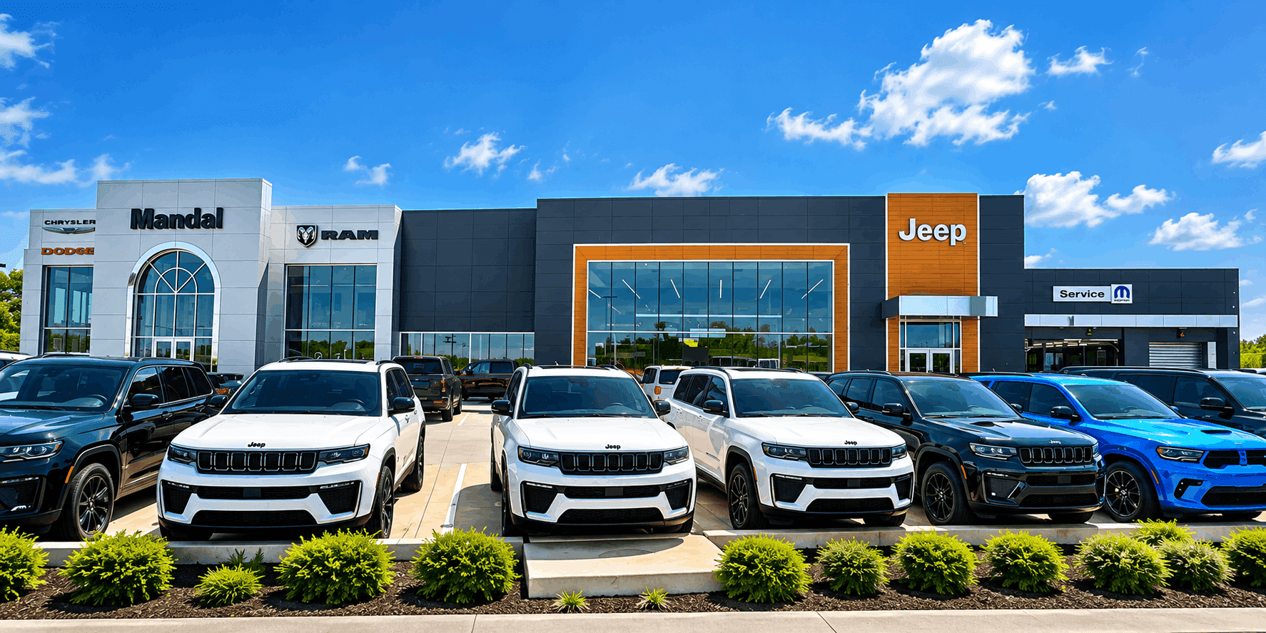 Mandal CDJR - Dealership Front View