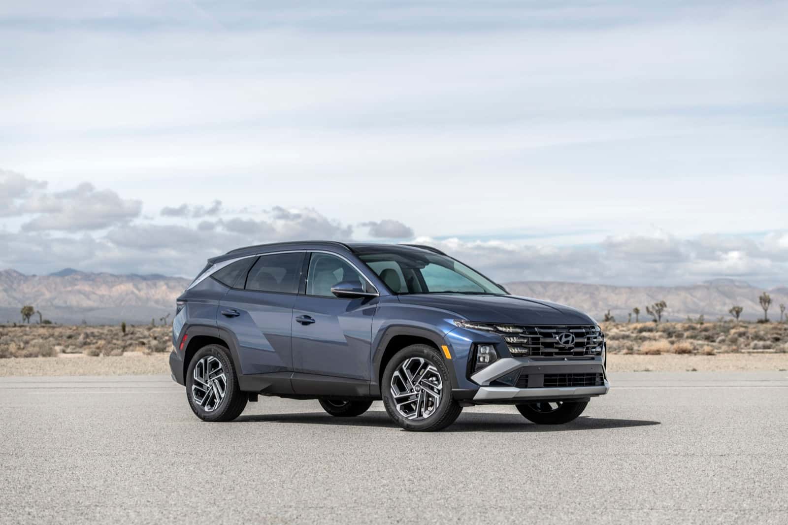 Hyundai Tucson SUV parked outdoors