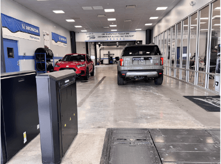 Inside the Mariano Rivera Honda Service Center