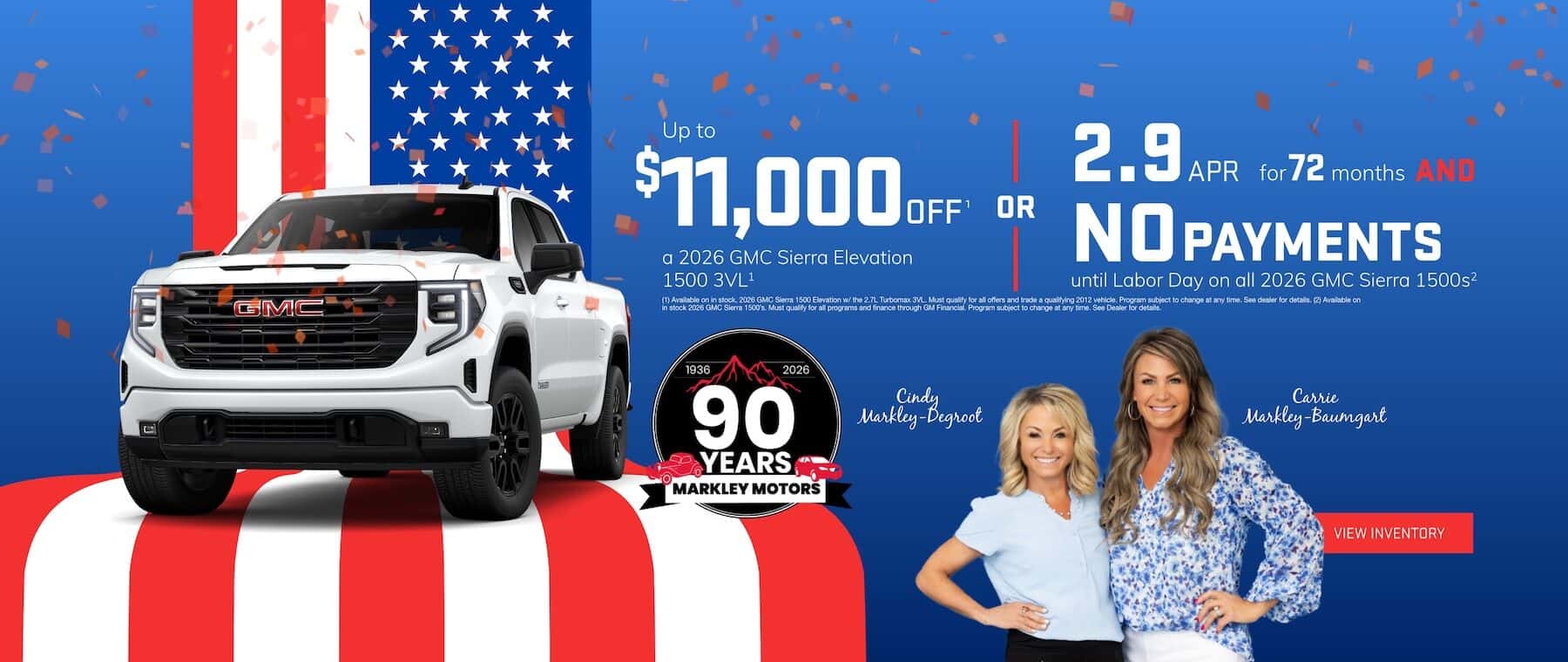 90 YEARS IN BUSINESS BANNER