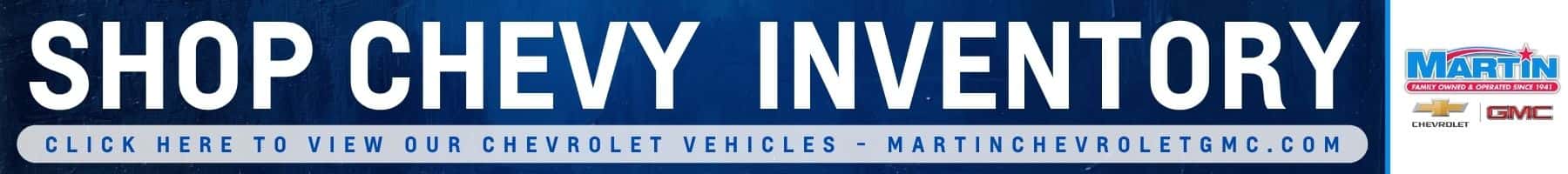 Shop Chevy Inventory Banner