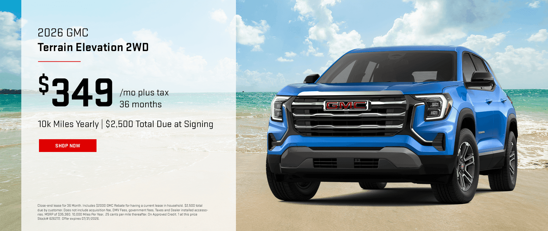 2026 GMC Terrain Elevation 2WD