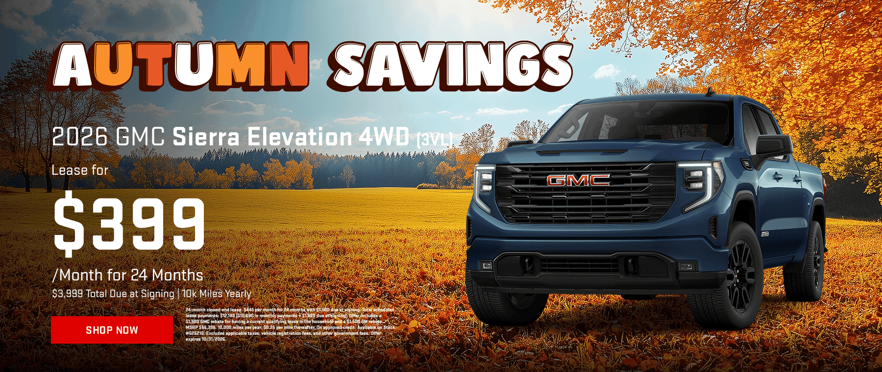 2026 GMC Sierra Elevation 4wd (3VL)