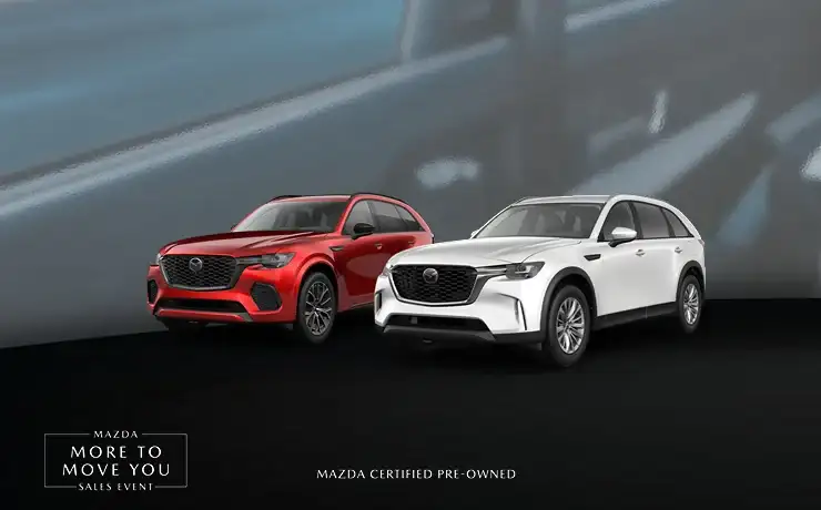 Certified Pre-Owned<br>MAZDA CX-90<br>and MAZDA CX-70