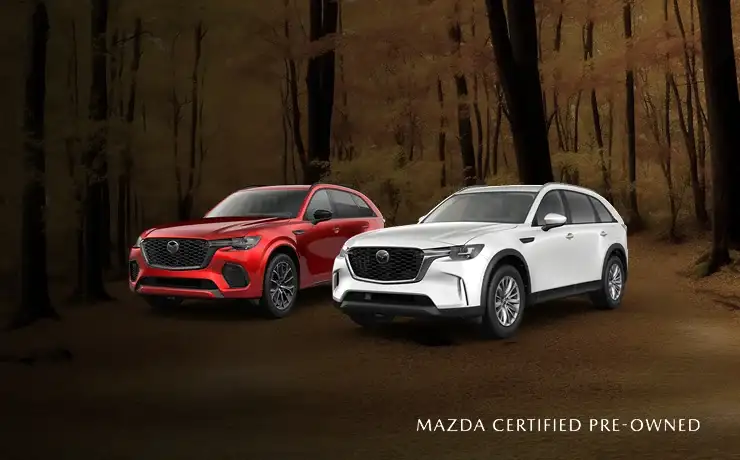 Certified Pre-Owned<br>MAZDA CX-90<br>and MAZDA CX-70