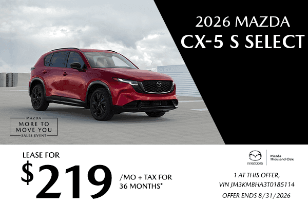 Lease Offers | 2026 Mazda CX-5
