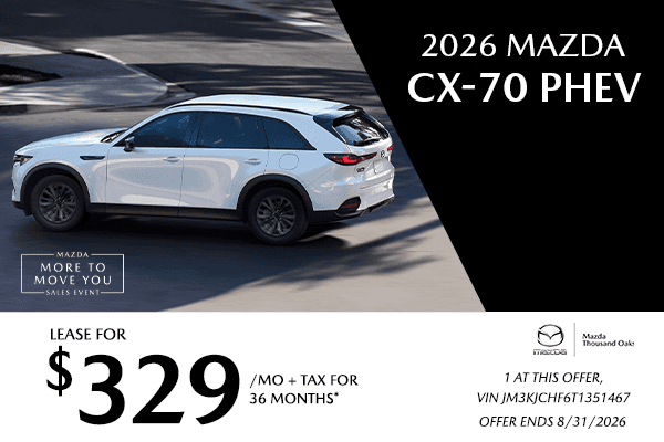 Lease Offers | 2026 Mazda CX-70 PHEV 