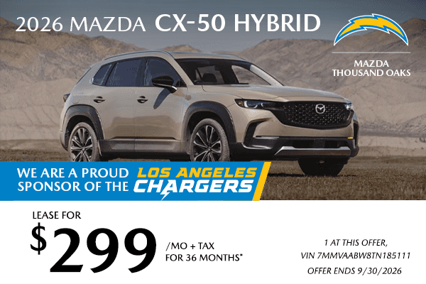 Lease Offers | 2026 Mazda CX-50 Hybrid