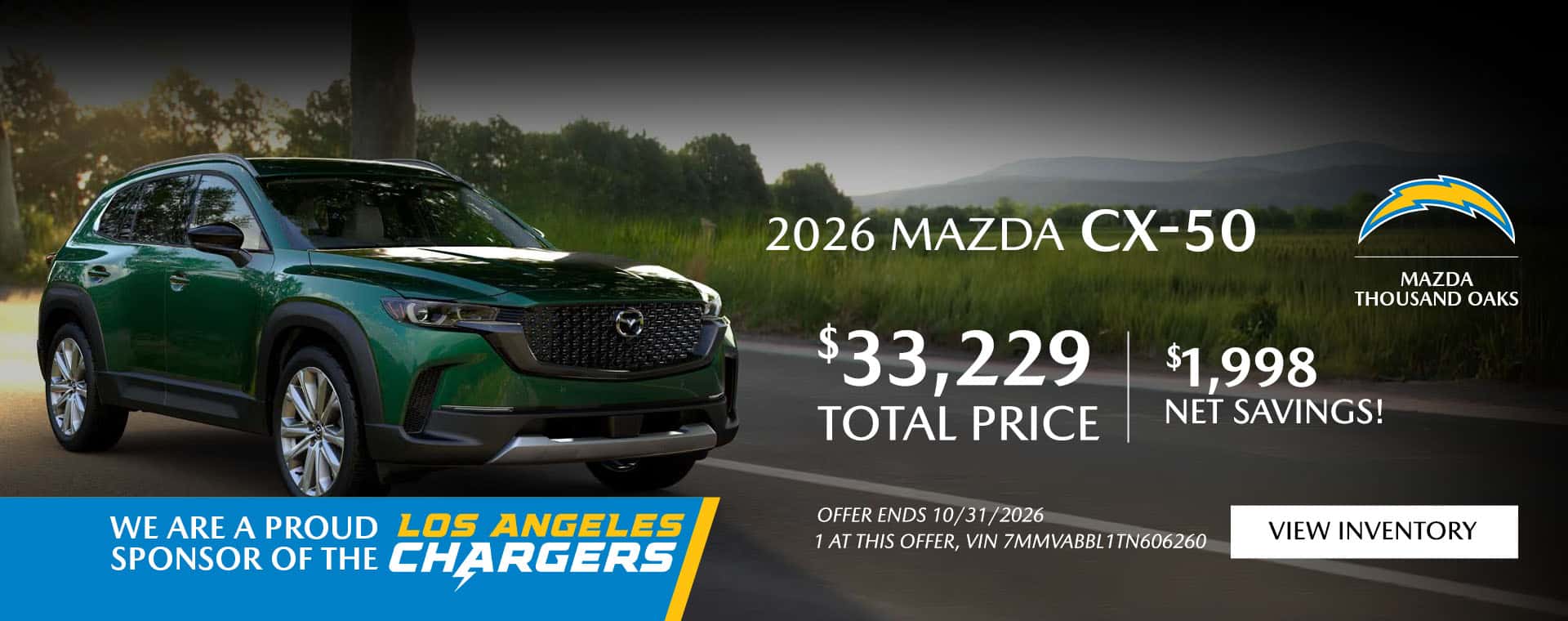 2026 Mazda CX-50 2.5 S Preferred AWD Oct